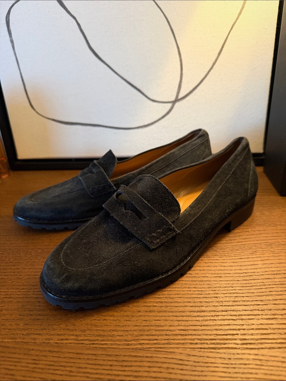 Classic Women’s Suede Penny Loafers